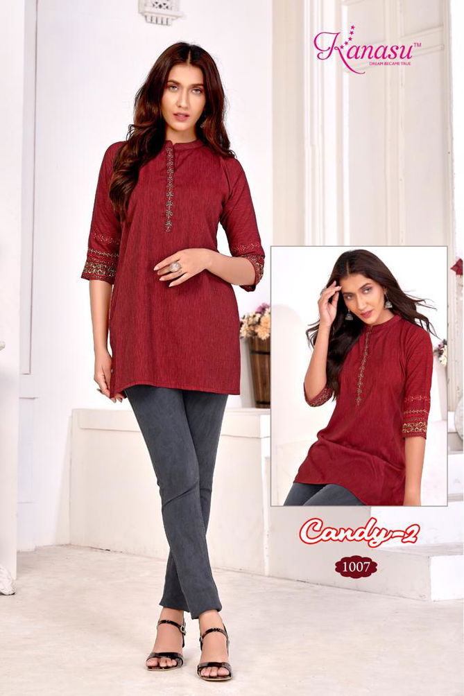 Kanasu Candy 2 Fancy Western Wear Wholesale Ladies Top